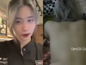 Nóng bỏng ! Lộ Clip em nv coffee house bị người yêu đụ tả tơi P2